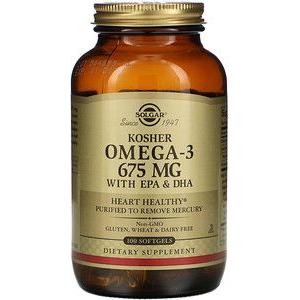 Solgar Omega-3 675mg Softgels - Calidad Premium