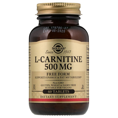 Solgar L-Carnitine 500mg - 60 Tablets