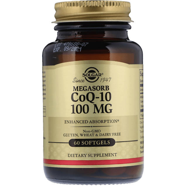 Solgar CoQ-10 100 mg Gélules molles - 60 Comptes