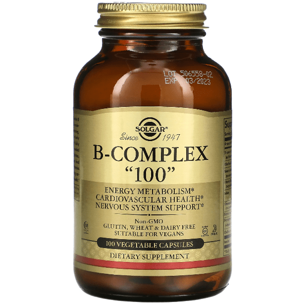 Solgar B-Complex 100 Cápsulas Vegetales