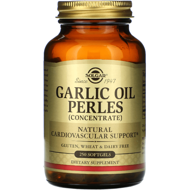 Solgar Reduced Odor Garlic Oil Perles - 250 Softgels