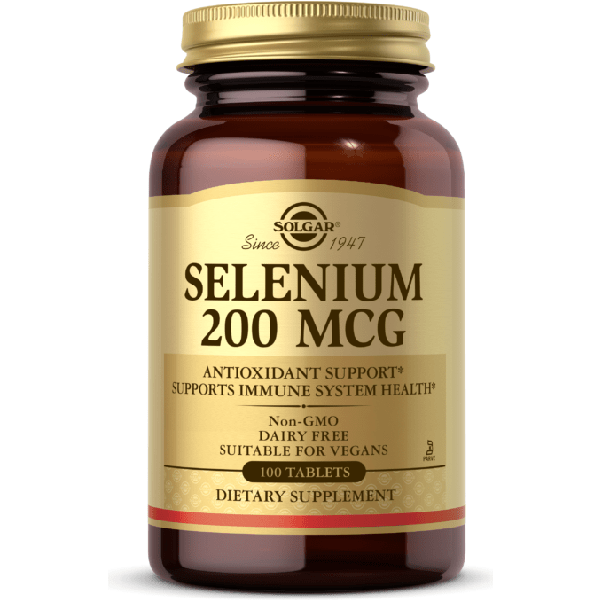 Solgar Selenio 200 mcg - 100 Tabletas Premium