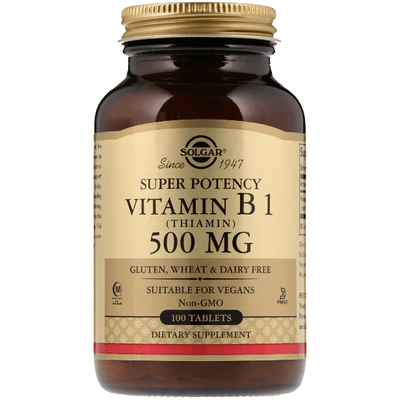 Solgar Vitamine B1 (Thiamine) 500 mg - 100 Comprimés