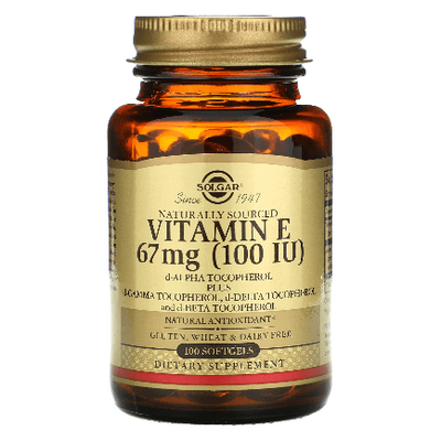 Solgar Vitamin E 67 mg (100 IU) - 100 Softgels