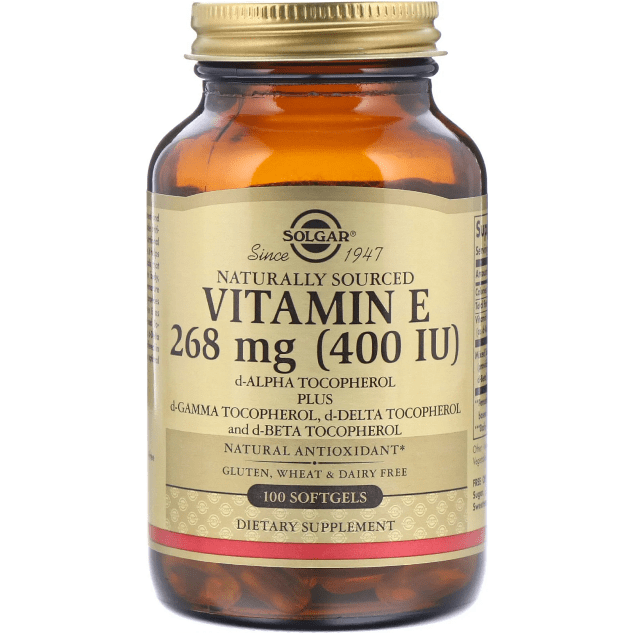 Solgar Vitamina E 268 mg (400 UI) - 100 Cápsulas Blandas