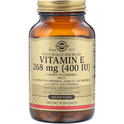 Solgar Vitamina E 268 mg (400 UI) - 100 Cápsulas Blandas