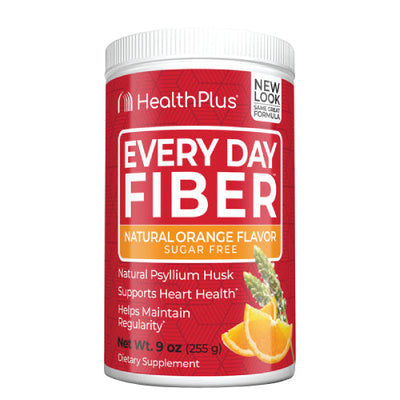 Health Plus Colon Cleanse Fiber Supplement, Orange Flavor, 9 Ounces