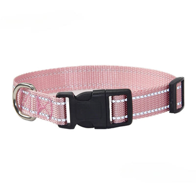 Nylon Dog Collar and Leash Set Pet Collars Leash for Small Medium Large Dogs Dog Accessories for Small Dogs - Korvel