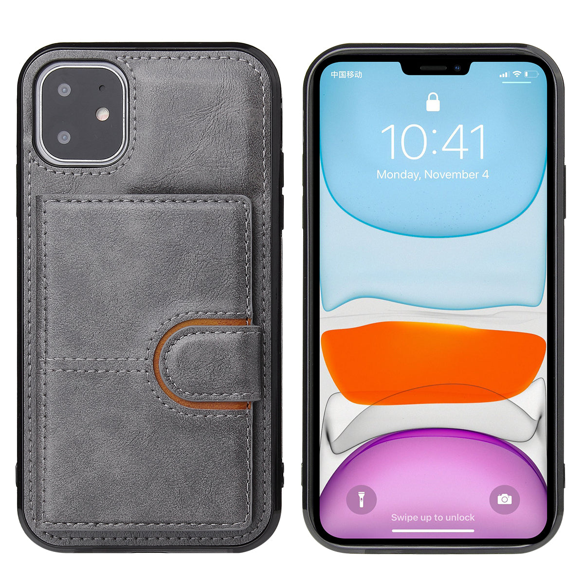 Coque de portefeuille en cuir premium pour iPhone 13 et 13 Pro Max
