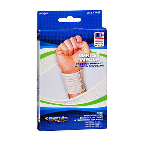 Bandage de poignet Sport Aid 3 pouces, beige, universel