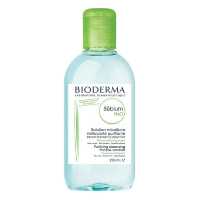 Bioderma Sebium H2O Cleansing Solution for Oily Skin - 250ml