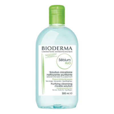 Bioderma Sebium H2O Micelle Solution for Combination or Oily Skin, 16.91 Oz