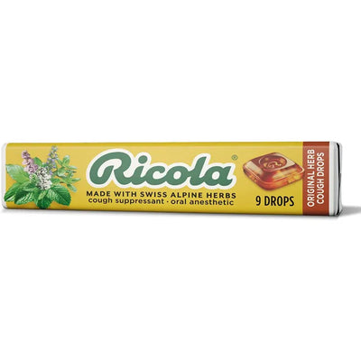 Ricola Original Natural Herb Throat Drops - 20 Sticks