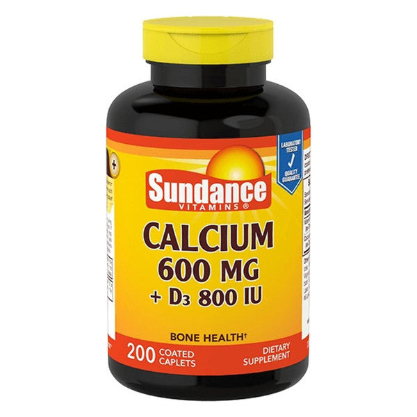 Sundance Vitamins Calcium 600 Mg + D3 800 IU - 60 Comprimés
