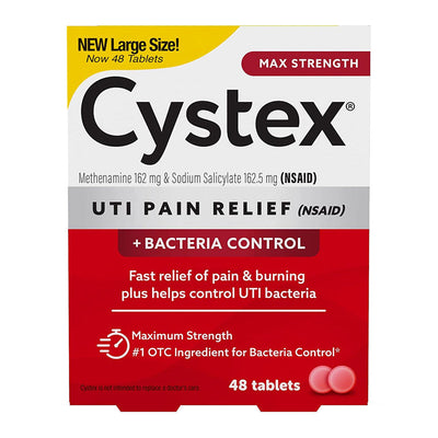 Cystex Urinary Pain Relief Tablets - Max Strength