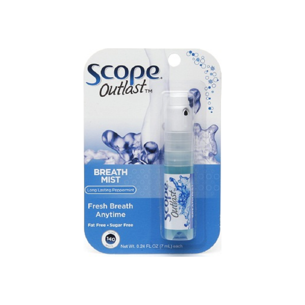 Scope Crest - Spray de Aliento Menta Azul 0.24 oz
