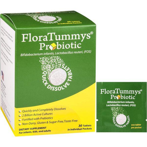 Comprimés probiotiques à dissolution rapide FloraTummys