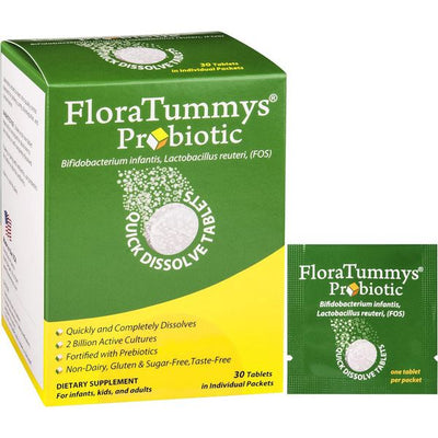 FloraTummys Probiotic Quick Dissolve Tablets