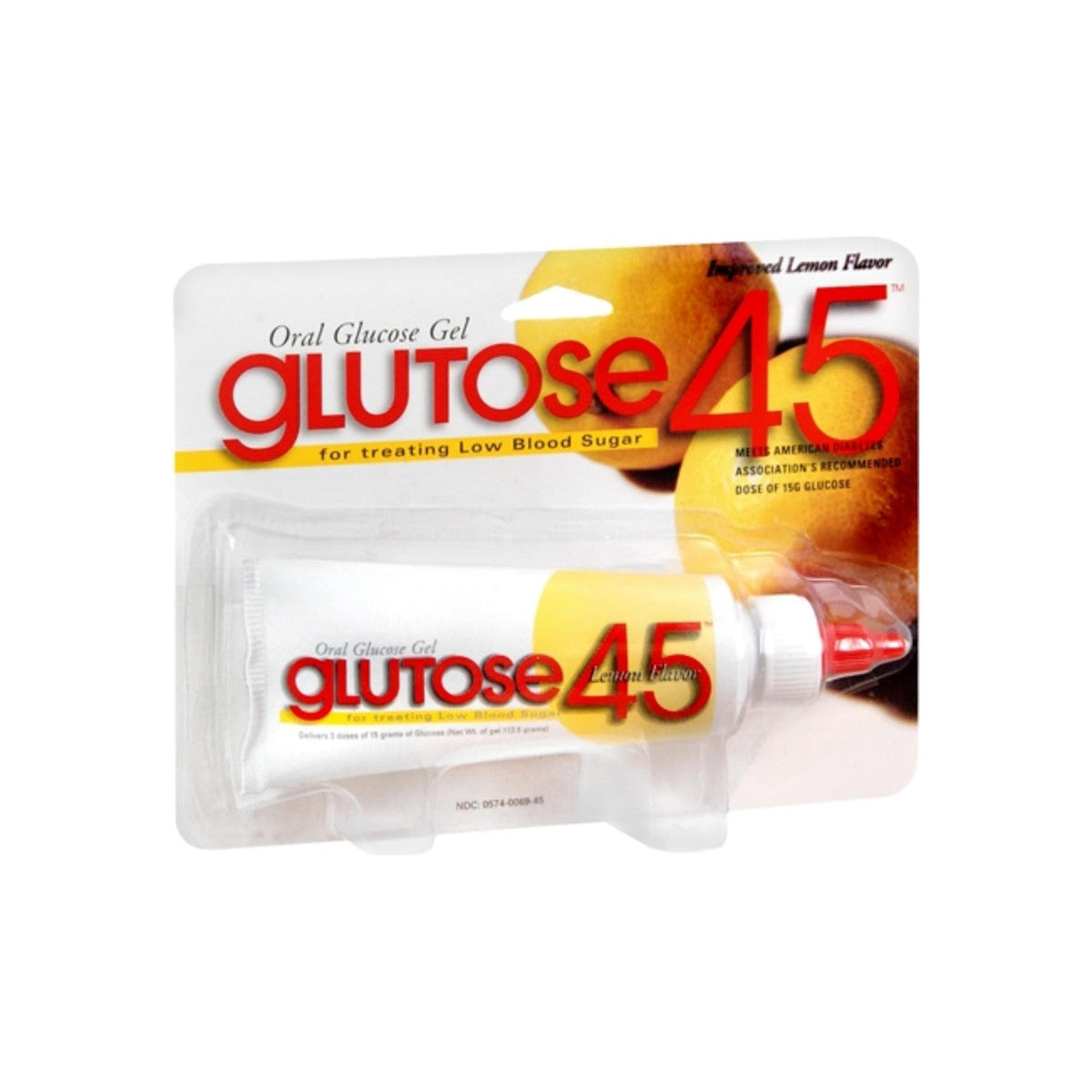 Gel de glucose oral Glutose 45 – Énergie à réponse rapide, saveur citron