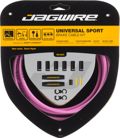 Jagwire Universal Sport Brake Cable Kit - Pink
