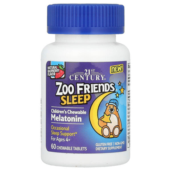 21st Century Zoo Friends Sleep Chewable Tablets for Kids