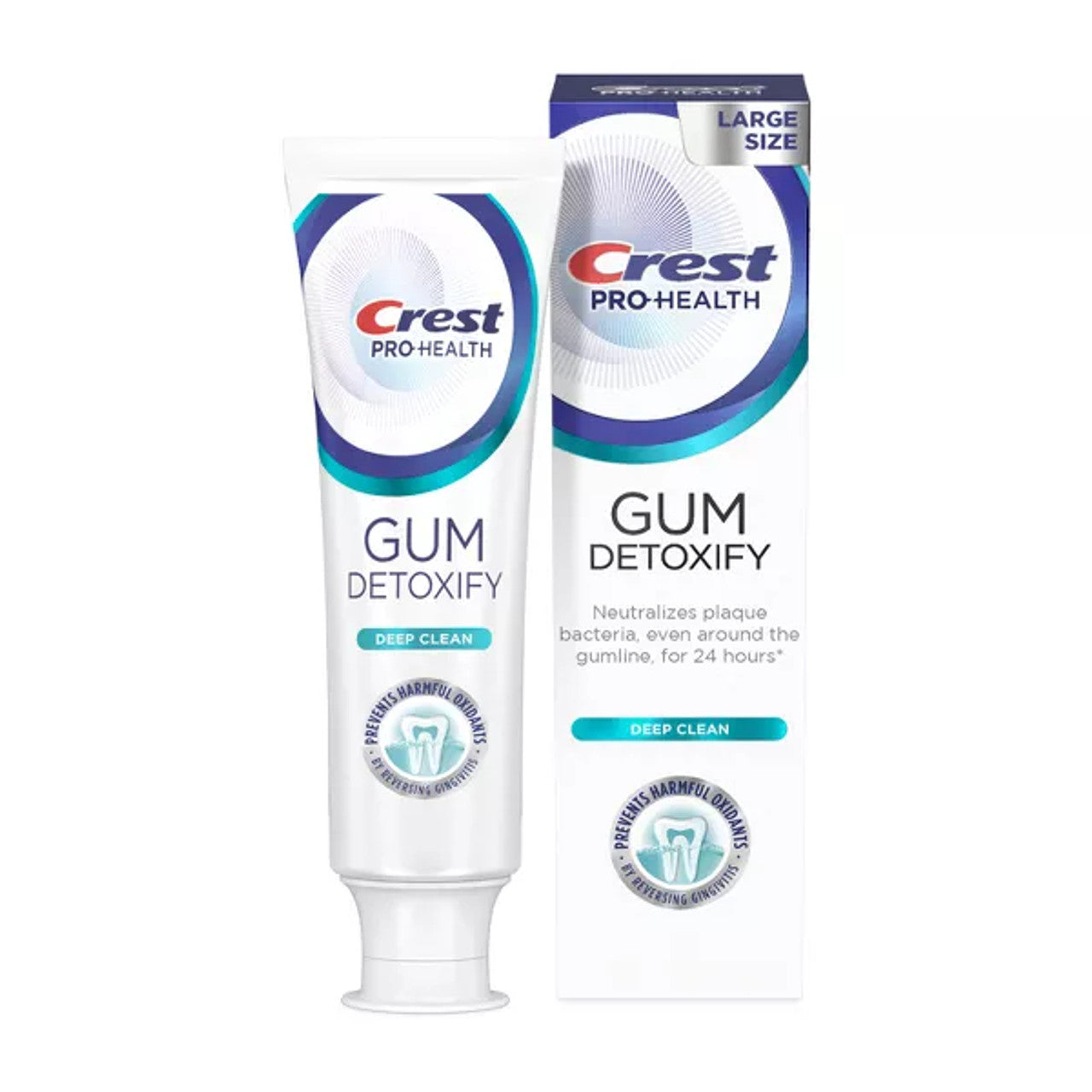 Dentifrice Crest Pro Health Gum Detoxify Deep Clean 4,8 oz