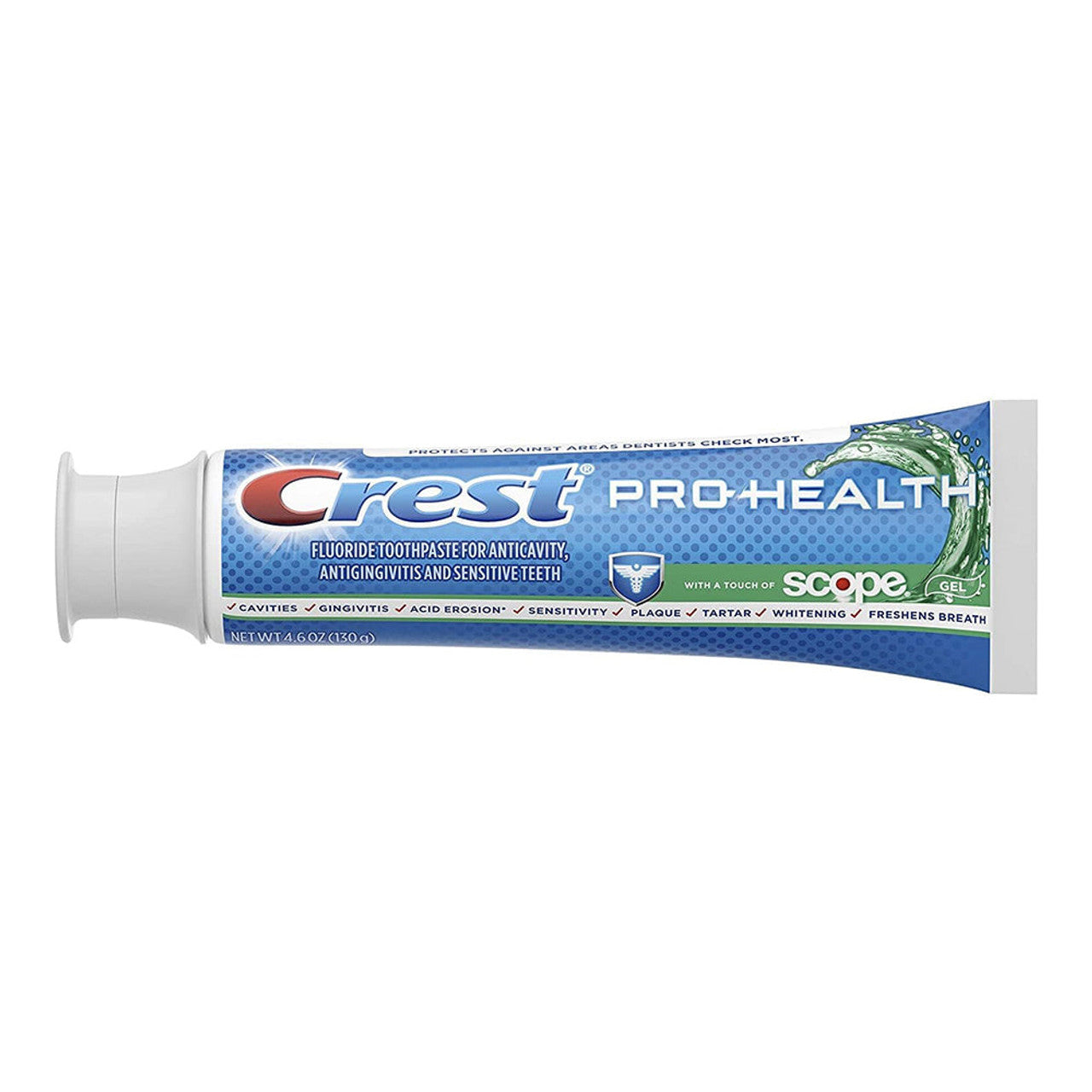 Pasta de dientes Crest con gel Scope - 4.6 oz