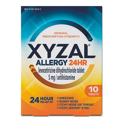 Xyzal 24 heures de soulagement des allergies 5 mg – Force de prescription complète