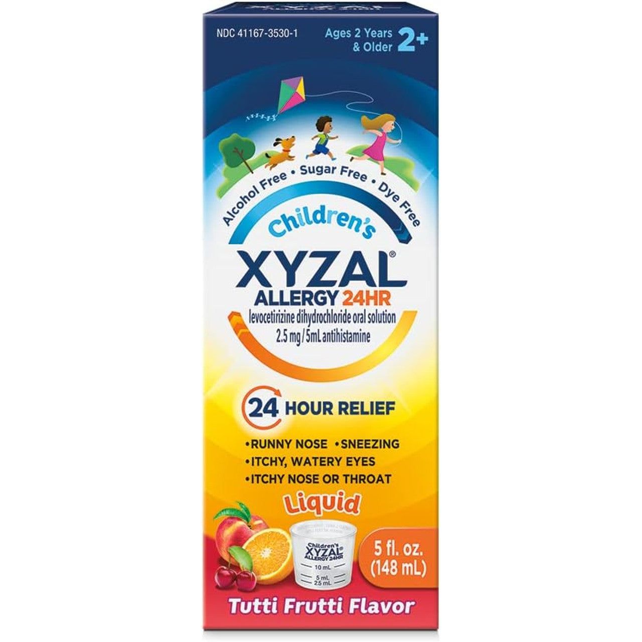Xyzal Alivio de Alergias para Niños, Sabor a Chicle, 5 Fl Oz