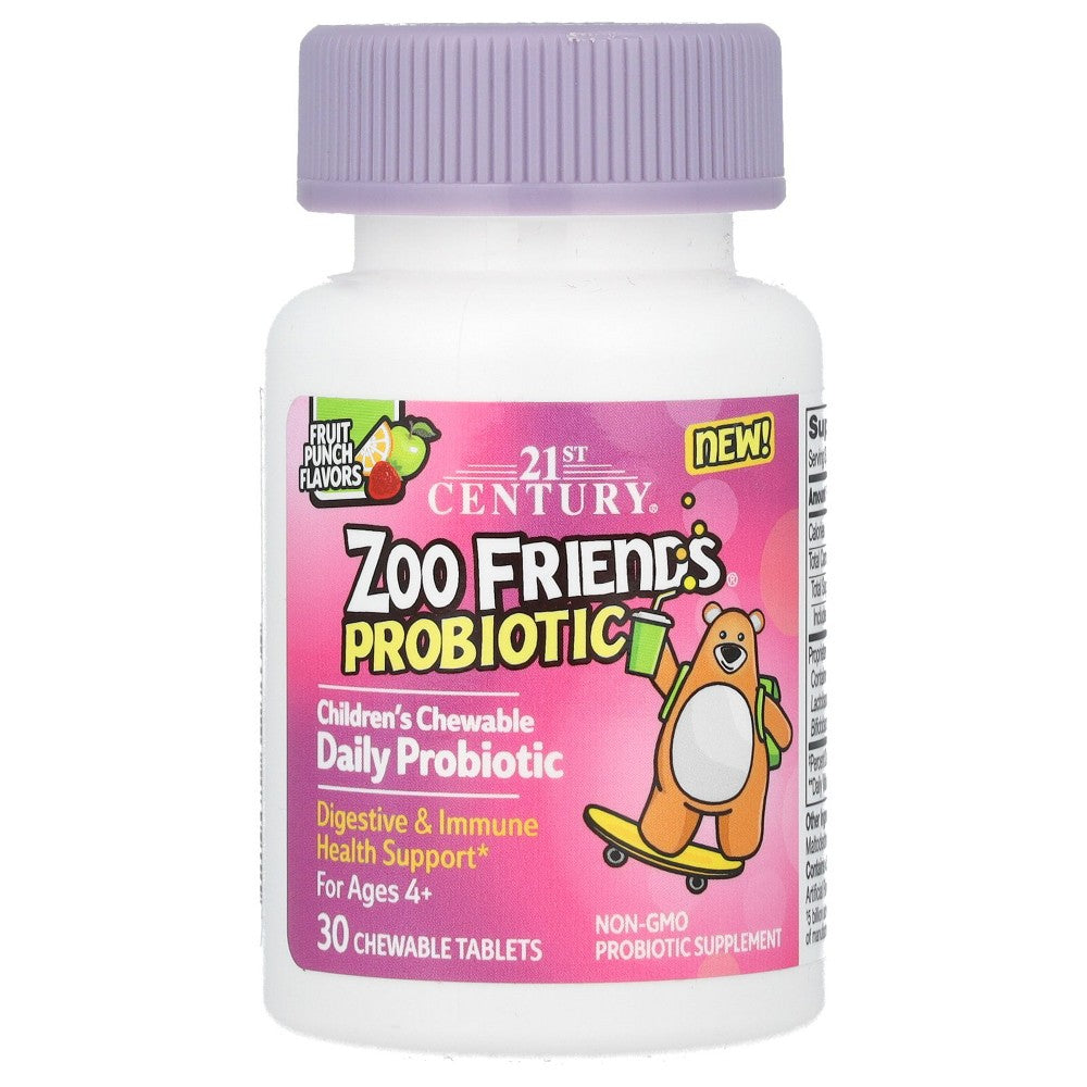 Probiotiques à mâcher Zoo Friends du 21e siècle