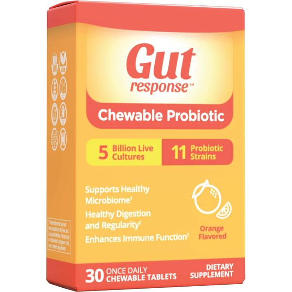 Probiótico Masticable Gut Response - 30 Cápsulas
