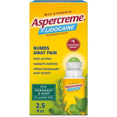 Aspercreme Lidocaïne avec huiles essentielles de romarin et de menthe