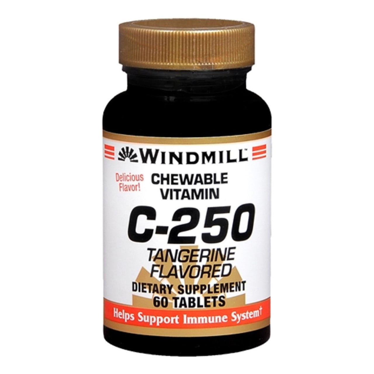 Windmill® Vitamin C Chewable (250 mg) – Tangerine Flavor