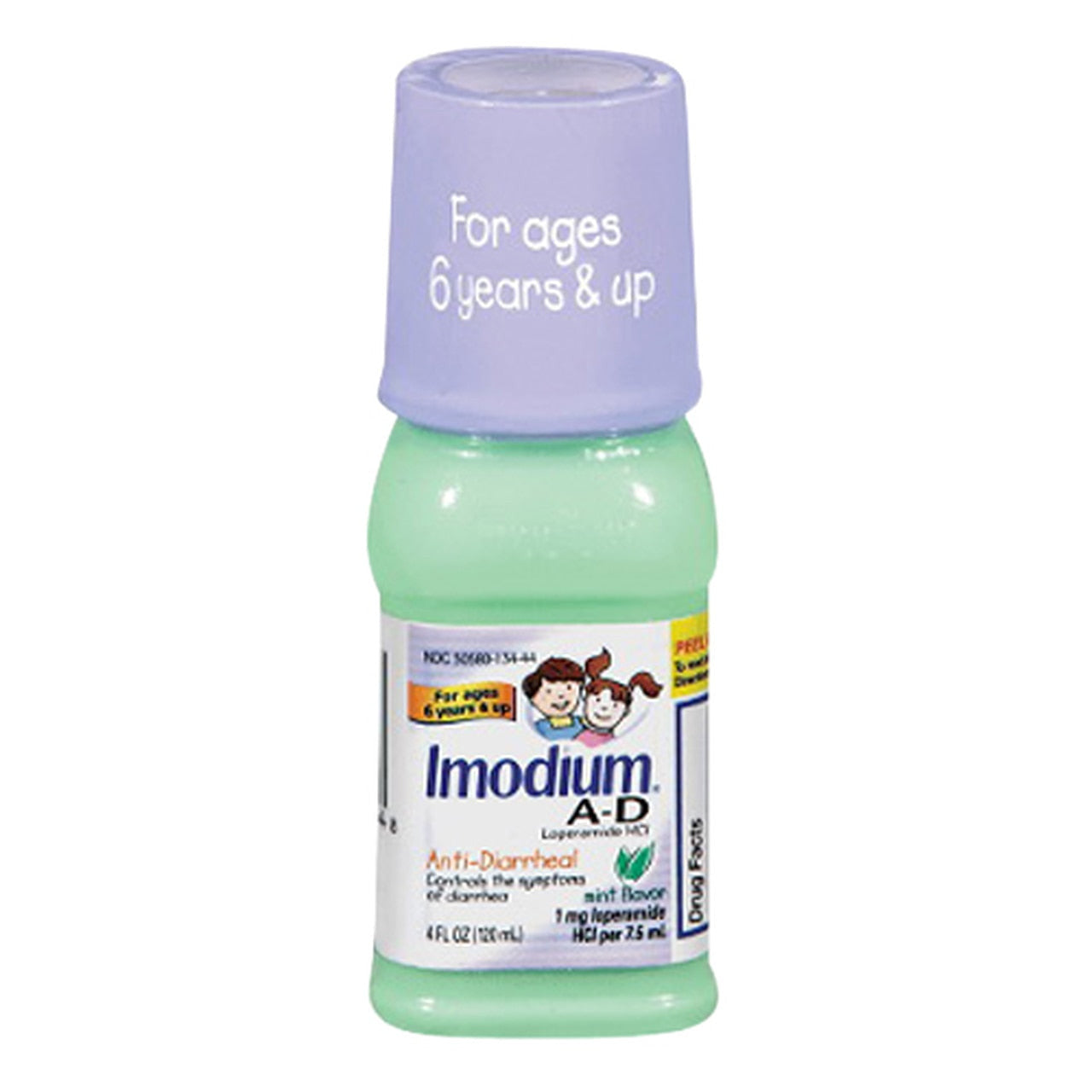 Imodium Anti Diarrheal Oral Solution, Mint Flavor - 4 Fl Oz