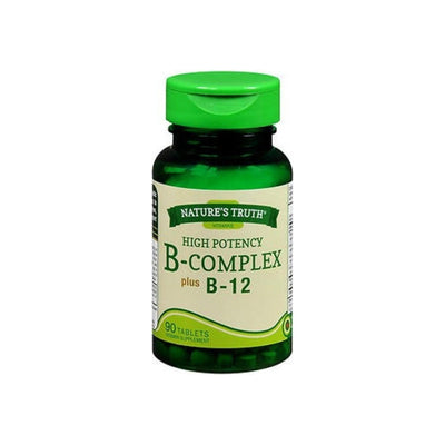 B-Complex Plus B-12 à haute puissance de Nature's Truth - 90 comprimés