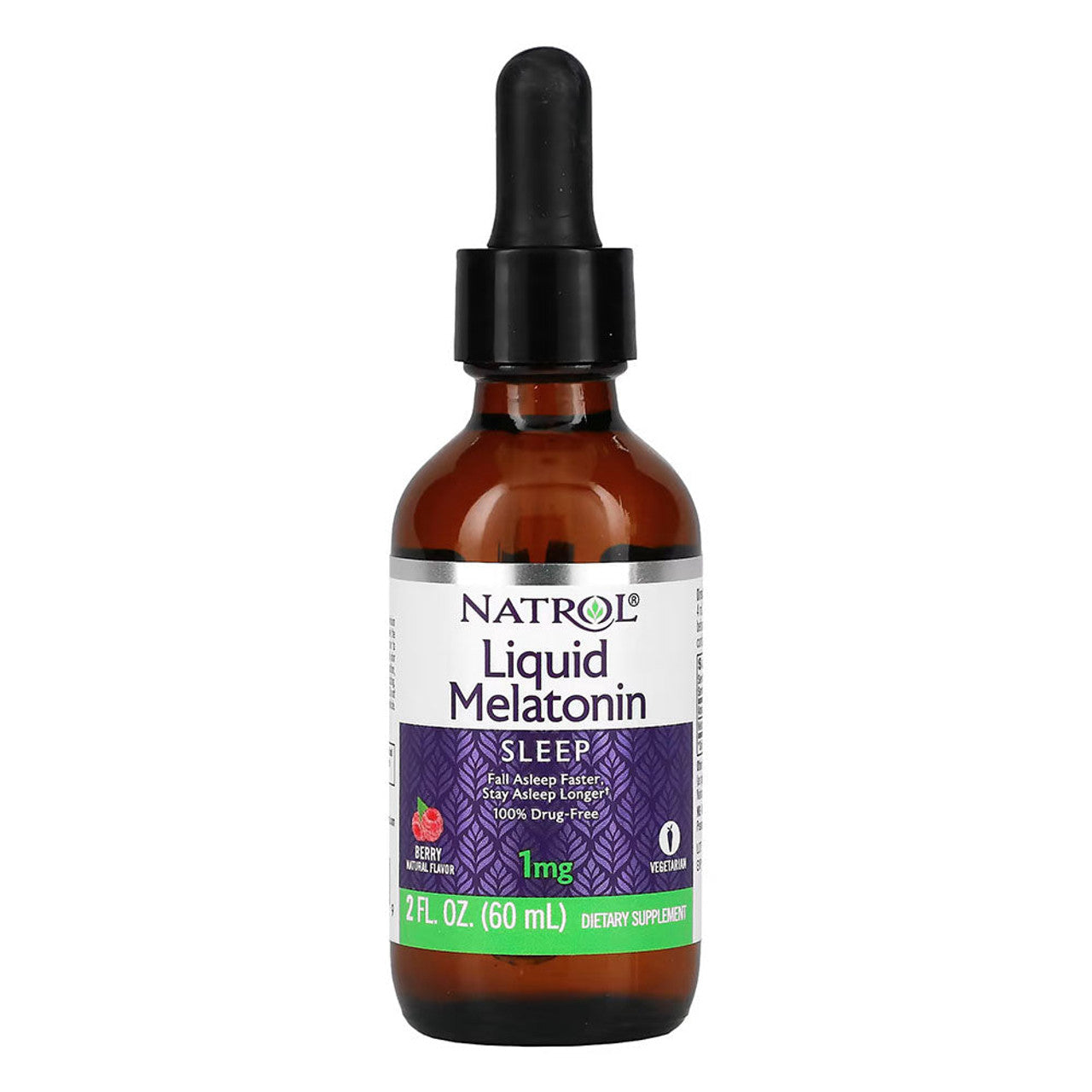 Natrol Melatonin Liquid Drops - Sabor a frambuesa, 2 fl oz