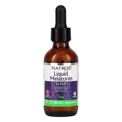 Natrol Melatonin Liquid Drops - Raspberry Flavor, 2 fl oz