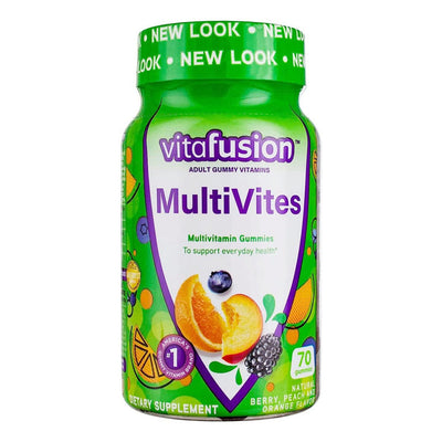 Vitafusion MultiVites Gomas Multivitamínicas Diarias - 70 Conteos