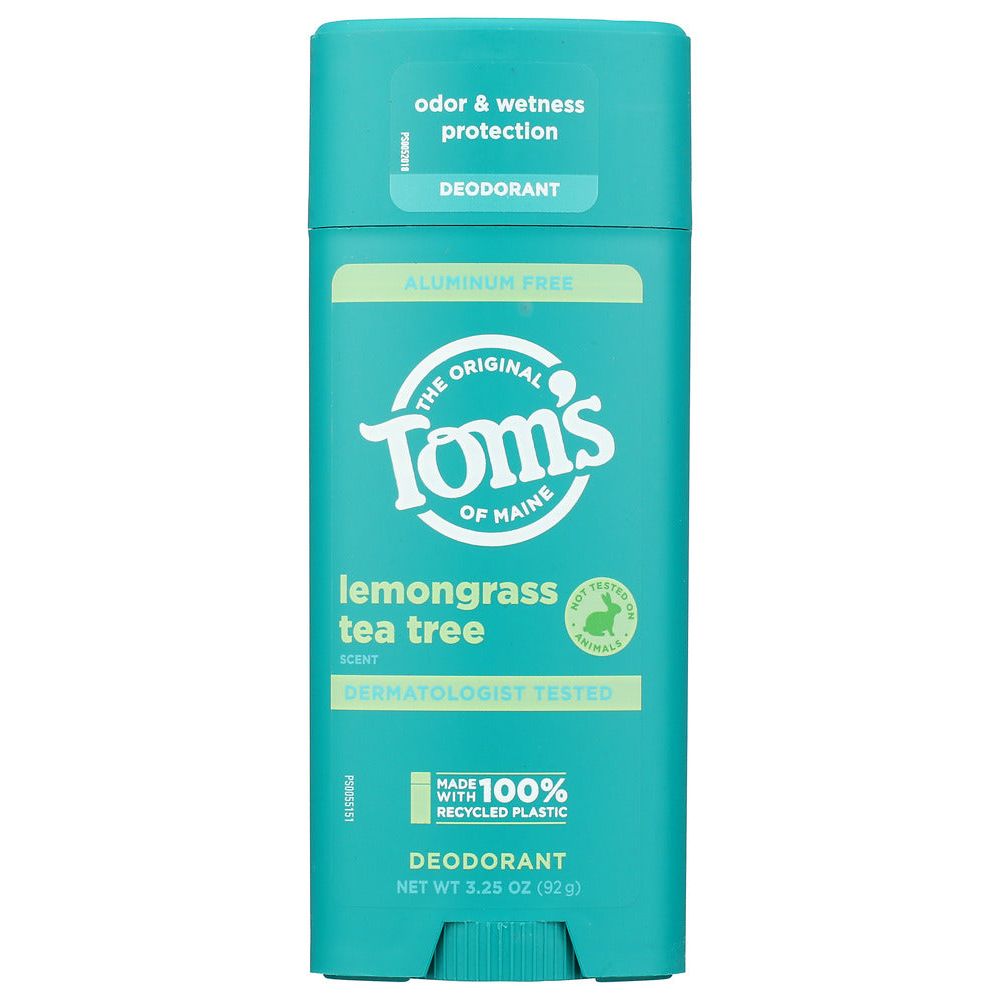 Déodorant Naturel de Tom - Citronnelle et Arbre à Thé, 3,25 Oz