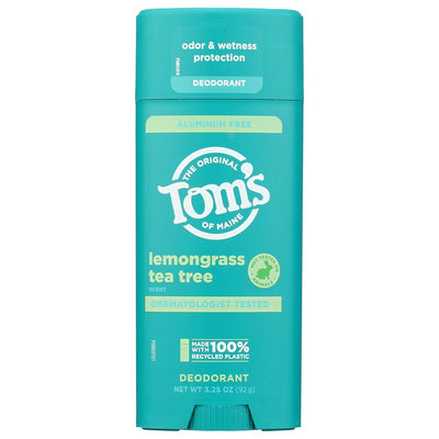 Tom's Natural Deodorant - Lemongrass Tea Tree, 3.25 Oz