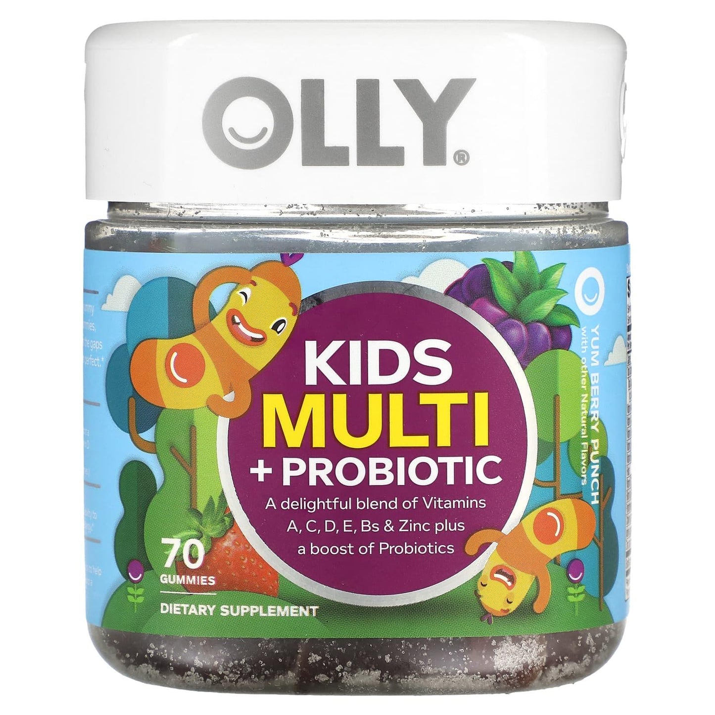Olly Kids Yum Berry Punch Multi & Probiotic Gummies