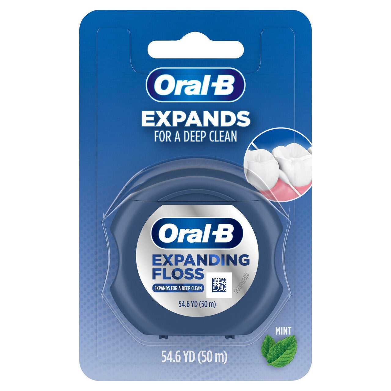 Piques à dents en fil dentaire extensible Oral-B pour un nettoyage en profondeur à la menthe