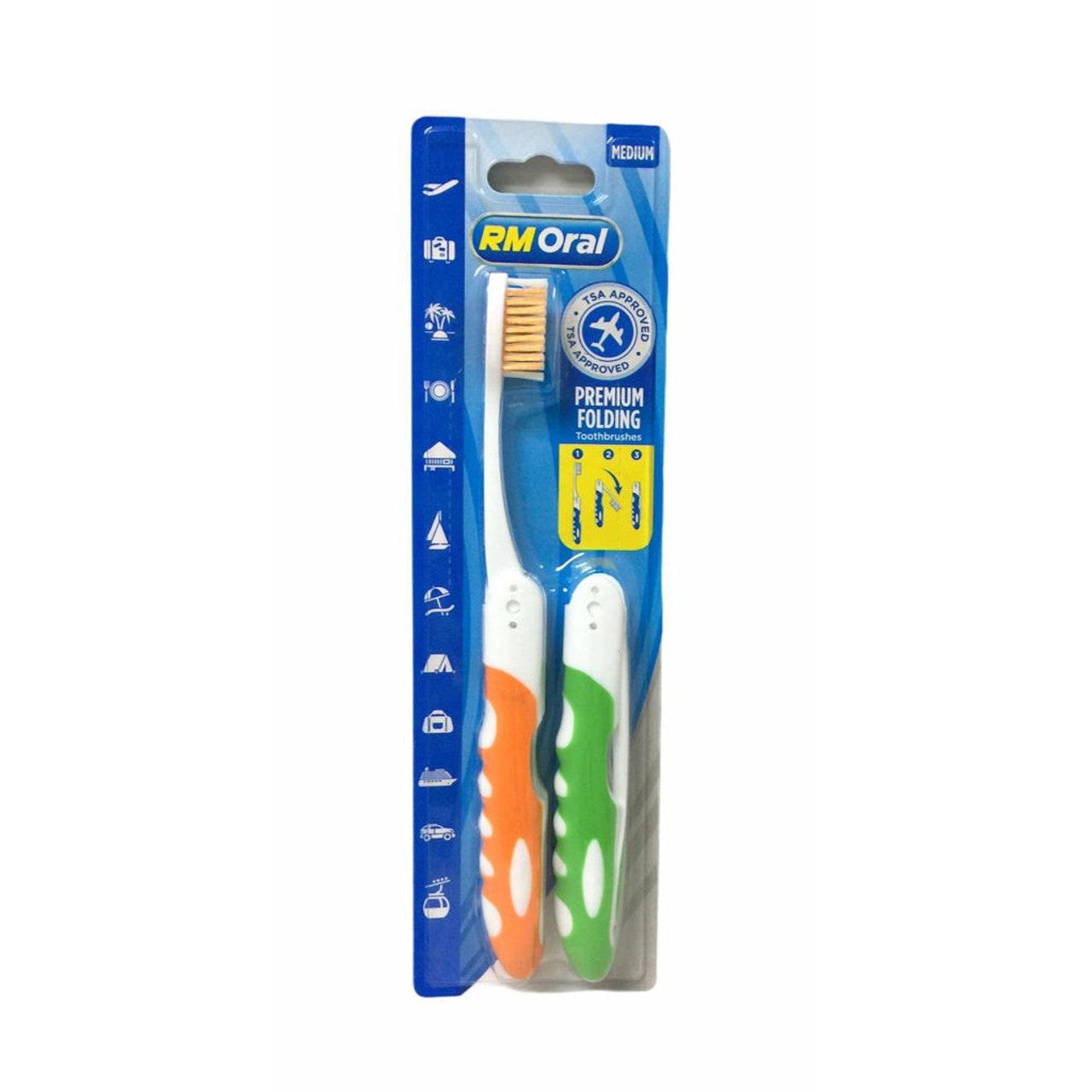 Cepillo de dientes plegable Azi RM Oral - Medio