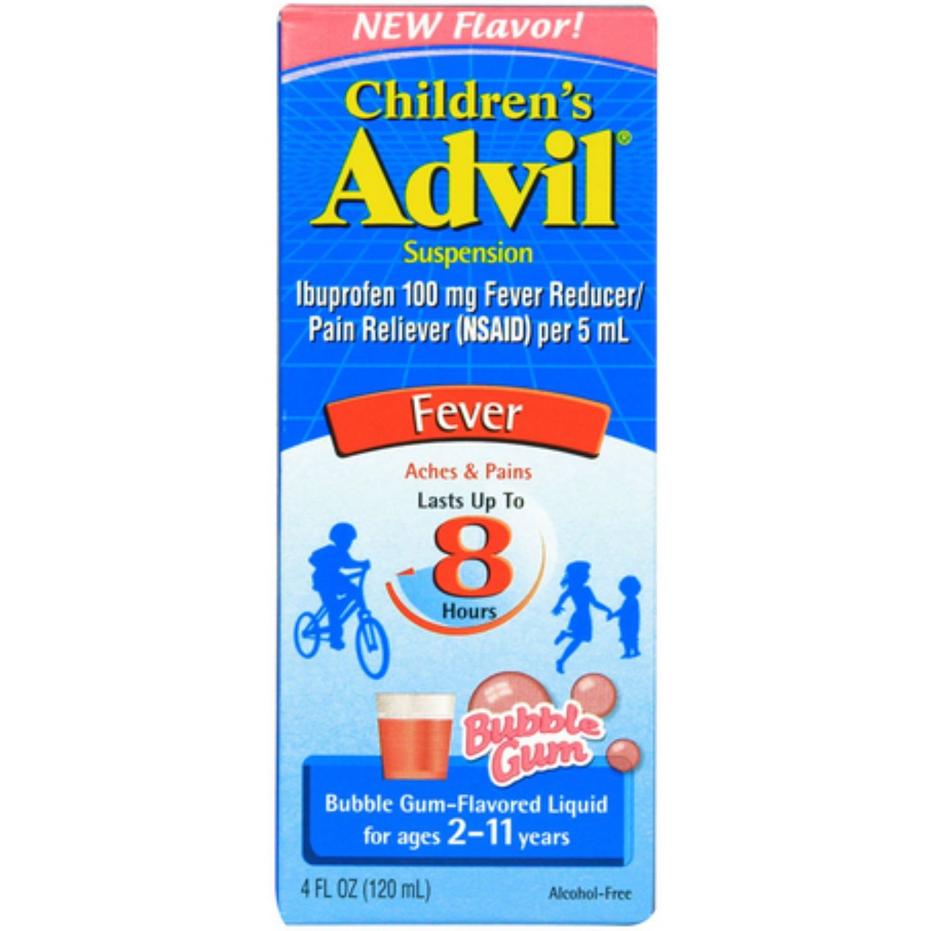 G.n.p. Ibuprofène Suspension Enfant Raisin 4 Oz