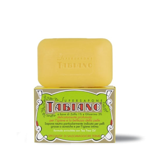 Savon Bar Sulfur Tabiano Carezza Mediterranea