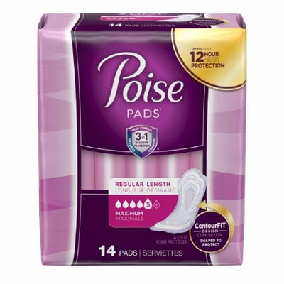 Poise Bladder Control Pad - Case of 6