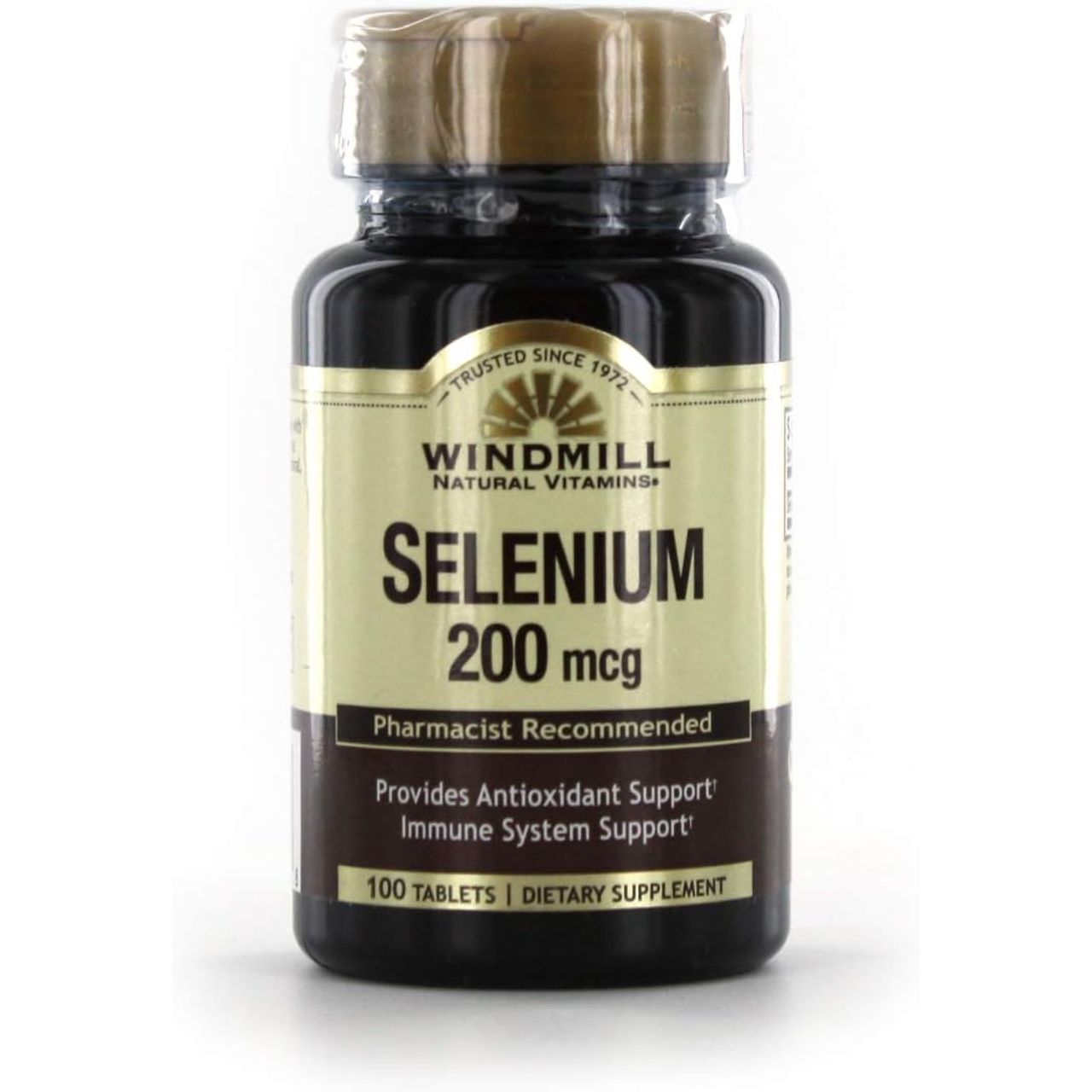 Tabletas de Selenio Windmill 200 Mcg - 100 Contenido