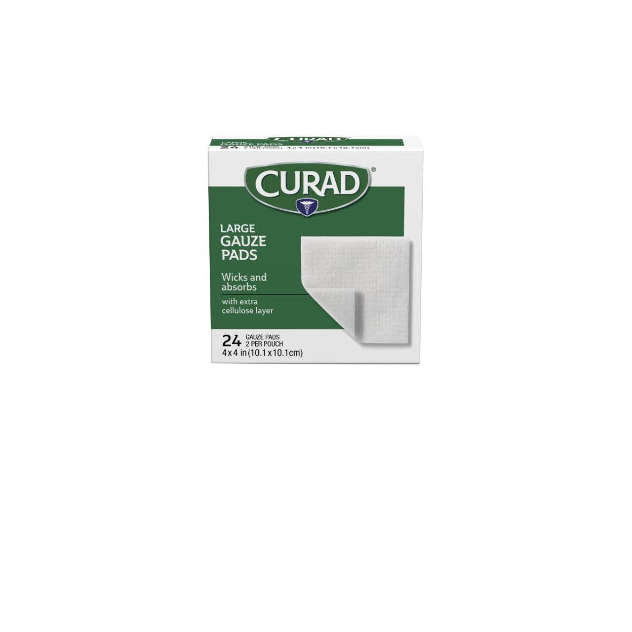 Compresse de gaze Curad Avant - 4 x 4 pouces, stérile et absorbante