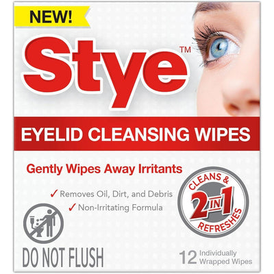 Stye Eyelid Cleansing Wipes - Gentle Eye Care
