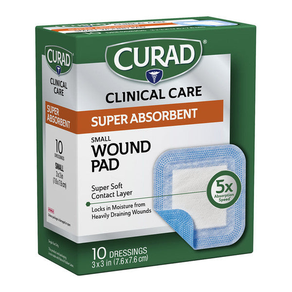 Tampon de plaie super absorbant Curad - Petit